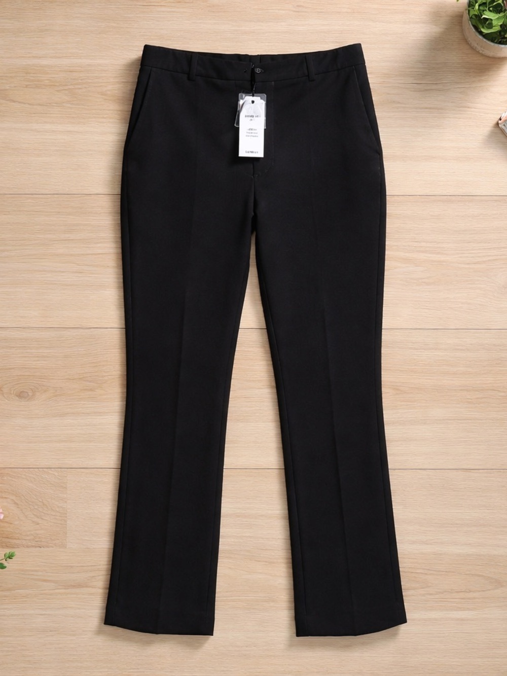 Express Pants Womens S Black Skinny HighRise Bootcut Supersoft Twill Dress Pants